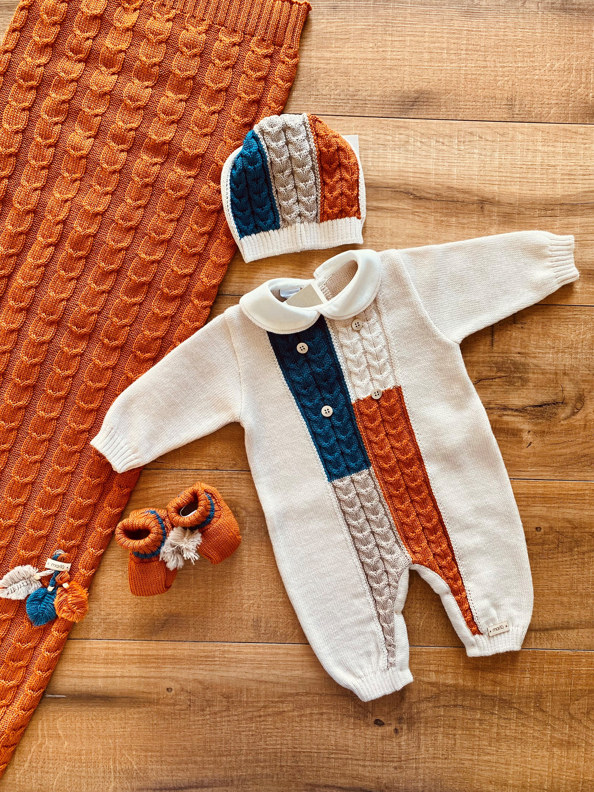 Wool romper for him- Marlu°® Winter collection