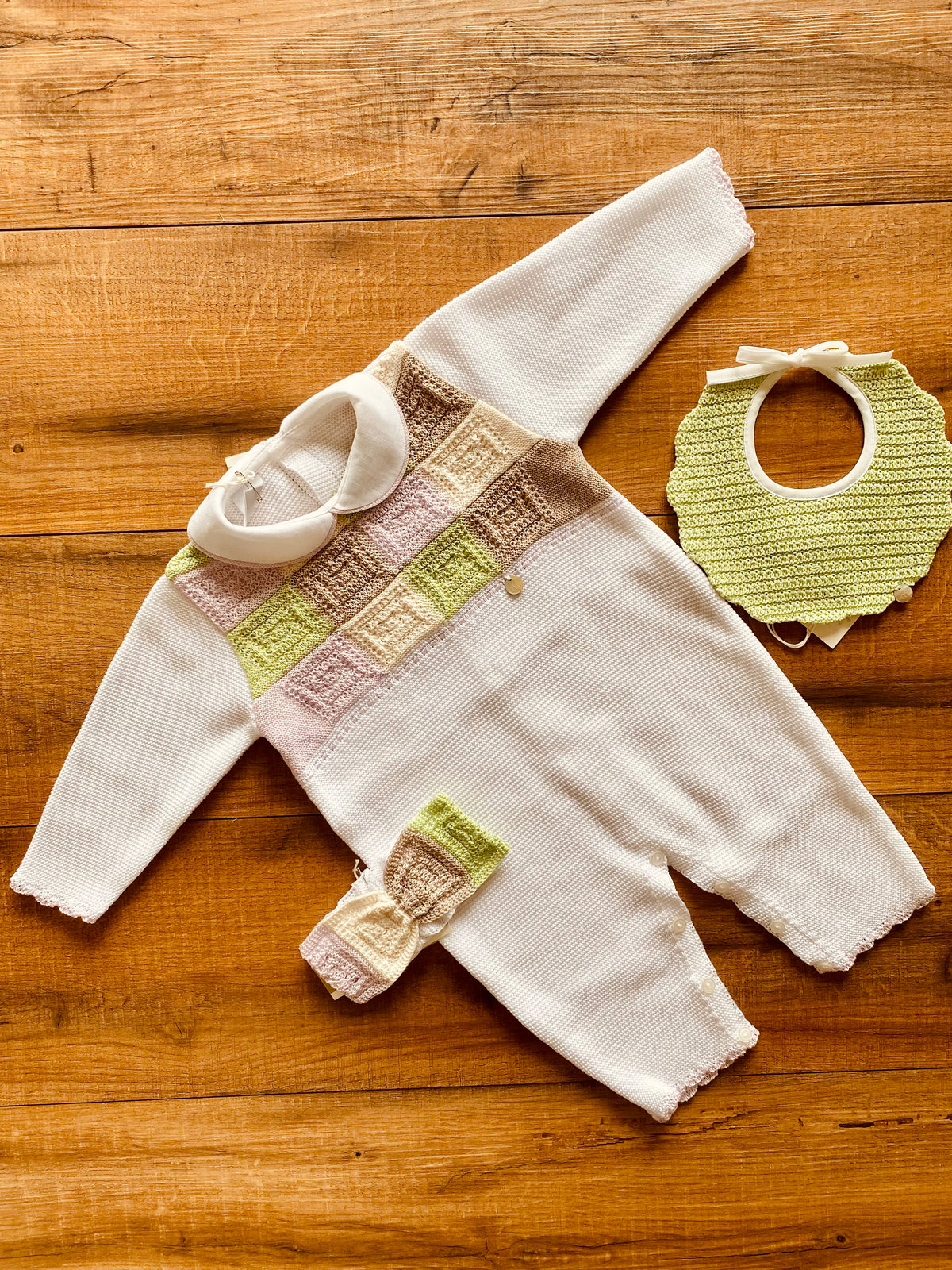 Hat Band and bib for the Pistachio Green Jumpsuit - NEW Marlu°® Summer collection