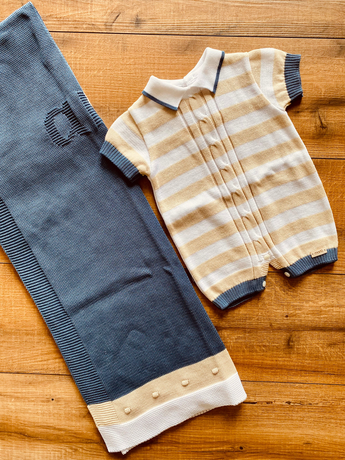 Summer cotton bodysuit for him - NEW Marlu°® collection