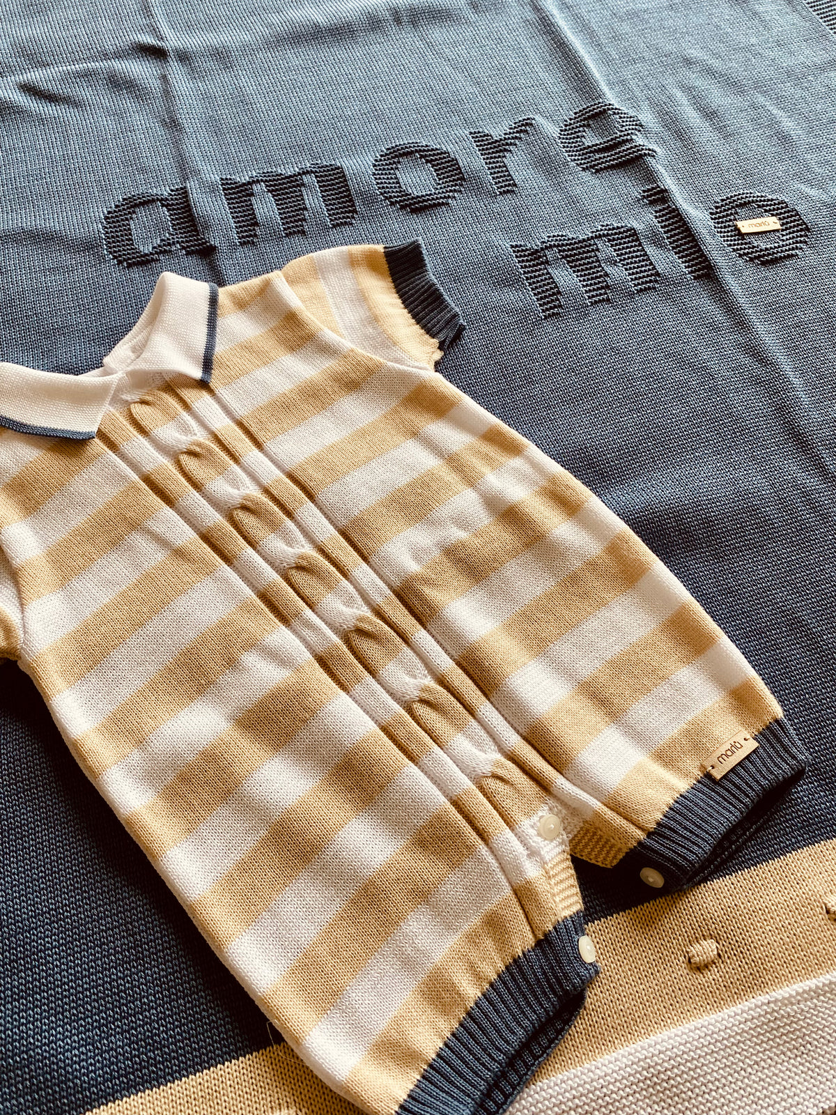 Summer cotton bodysuit for him - NEW Marlu°® collection