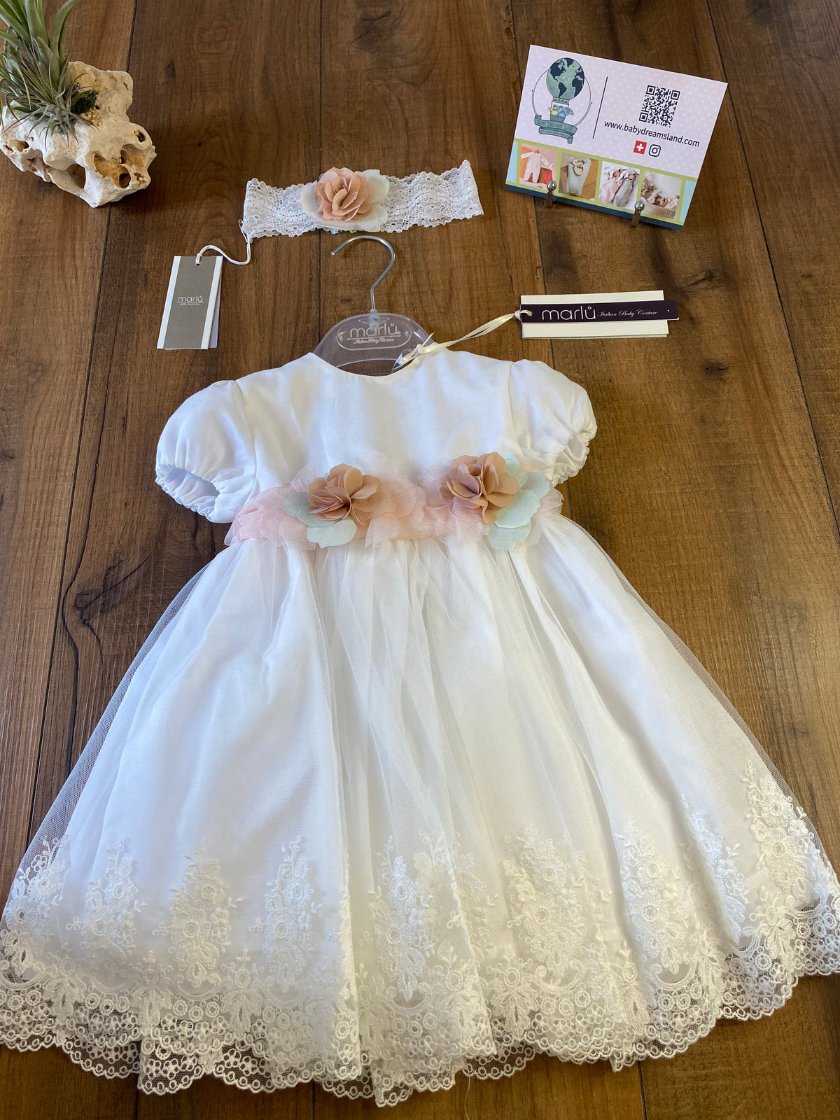 Zeremonie Mädchen set Marlù Couture®Hergestellt in Italien